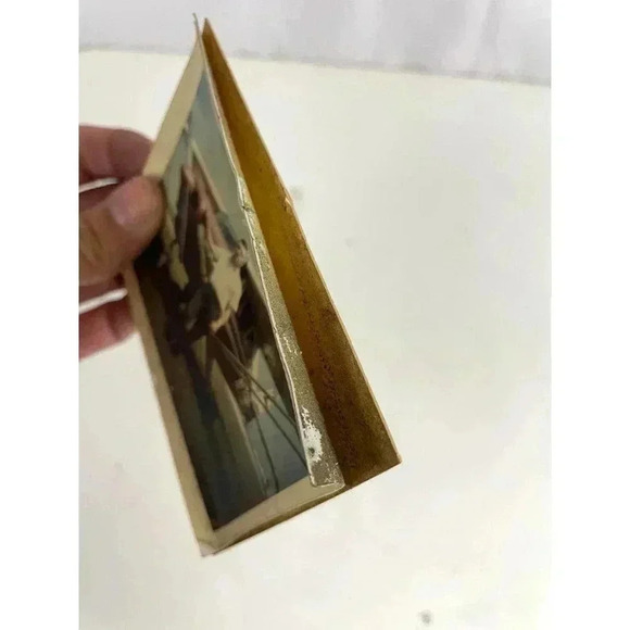 VTG Man Standing Next to Tri Pacer Photograph OOAK 1965 Roselle Field Illinois - Picture 3 of 5